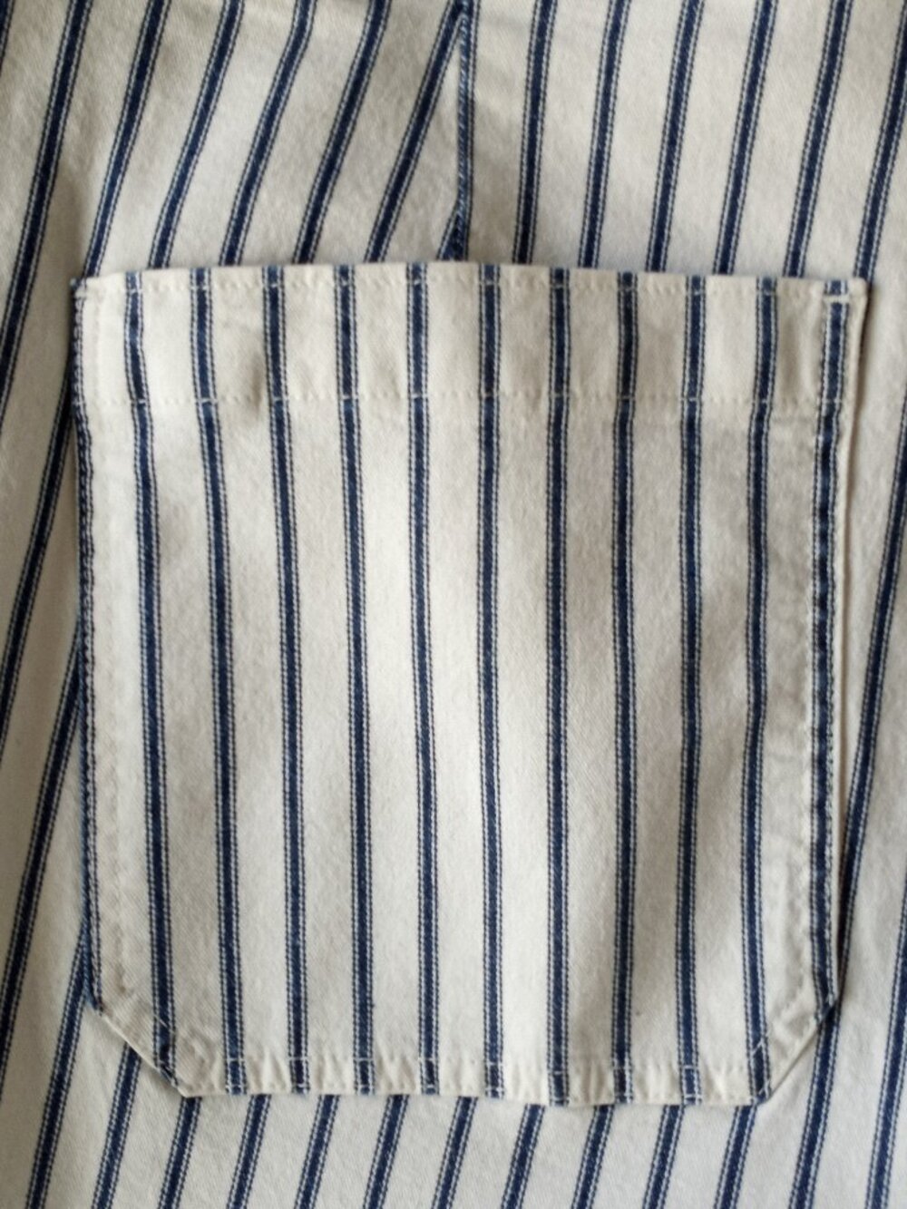 RE-IMAGINED By 'J.CREW' Wide Leg Pinstripe Pant Size 37 - Picture 7 of 9
